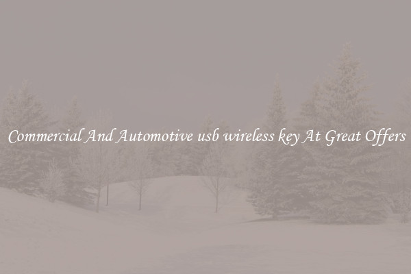 Commercial And Automotive usb wireless key At Great Offers