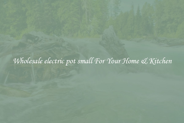 Wholesale electric pot small For Your Home & Kitchen