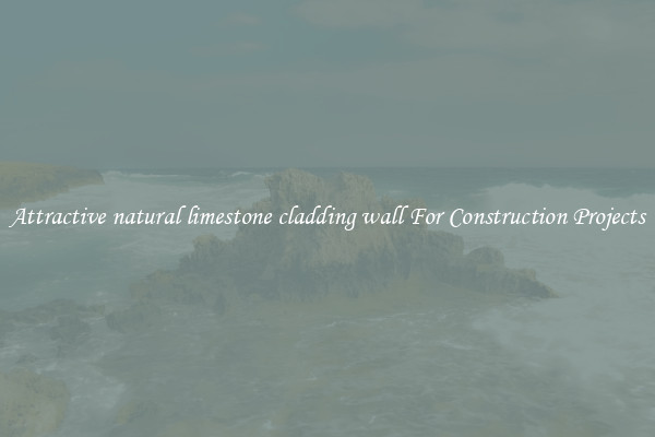 Attractive natural limestone cladding wall For Construction Projects