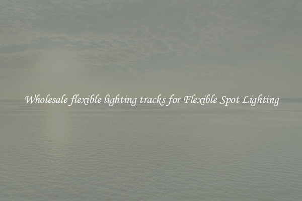 Wholesale flexible lighting tracks for Flexible Spot Lighting
