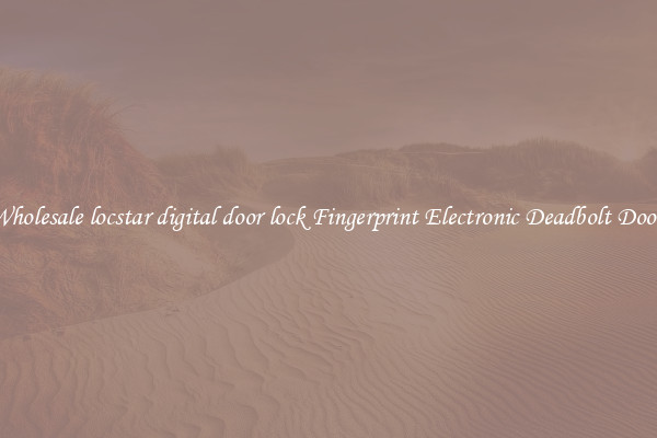 Wholesale locstar digital door lock Fingerprint Electronic Deadbolt Door 