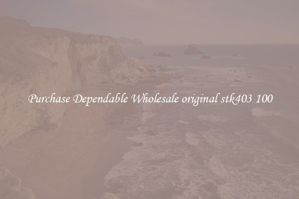 Purchase Dependable Wholesale original stk403 100
