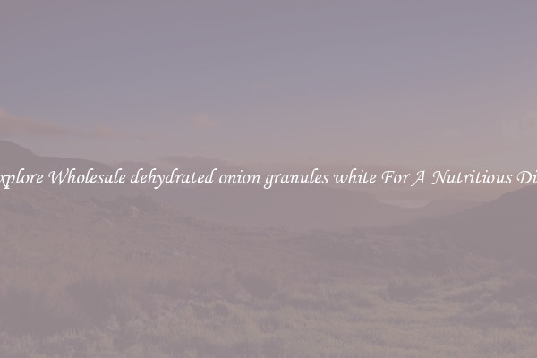 Explore Wholesale dehydrated onion granules white For A Nutritious Diet 
