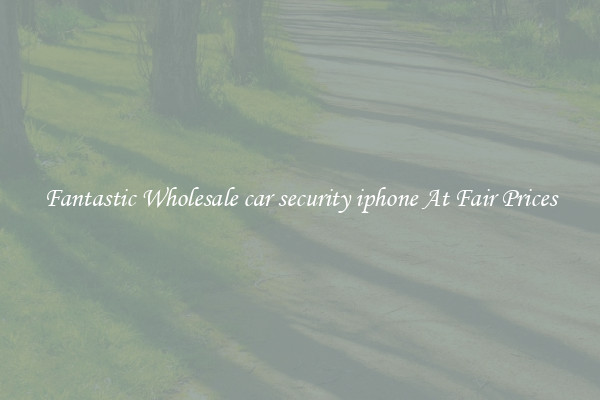 Fantastic Wholesale car security iphone At Fair Prices