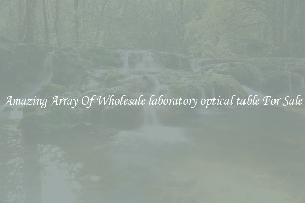 Amazing Array Of Wholesale laboratory optical table For Sale